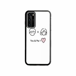 Husa personalizata tip carcasa HQPrint pentru Huawei P40, model You and Me, multicolor, S1D1M0274