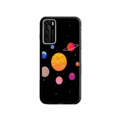Husa personalizata tip carcasa HQPrint pentru Huawei P40, model Colorful Galaxy, multicolor, S1D1M0283