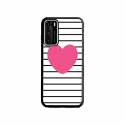 Husa personalizata tip carcasa HQPrint pentru Huawei P40, model Heart, multicolor, S1D1M0291
