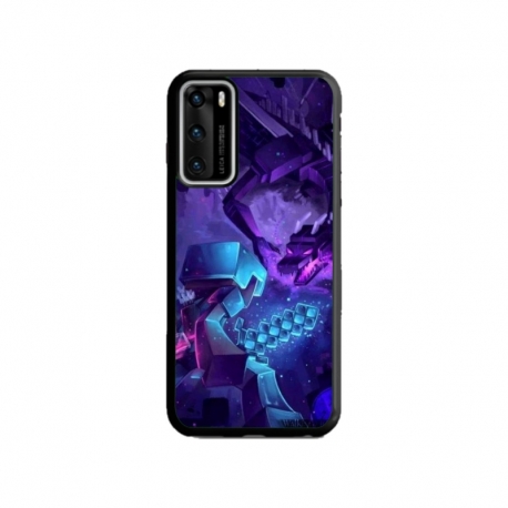 Husa personalizata tip carcasa HQPrint pentru Huawei P40, model Ender Dragon, multicolor, S1D1M0304