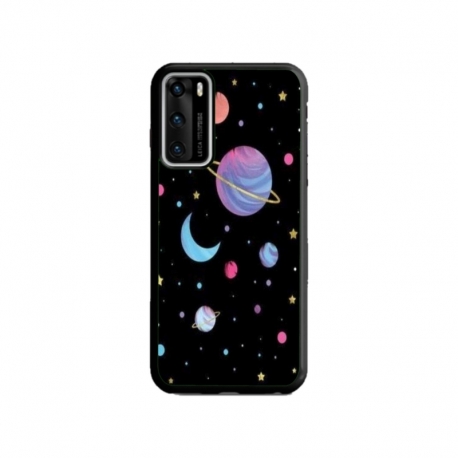 Husa personalizata tip carcasa HQPrint pentru Huawei P40, model Colorful 6, multicolor, S1D1M0311