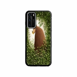 Husa personalizata tip carcasa HQPrint pentru Huawei P40, model Bear, multicolor, S1D1M0312