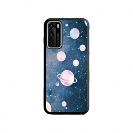 Husa personalizata tip carcasa HQPrint pentru Huawei P40, model Solar System, multicolor, S1D1M0313