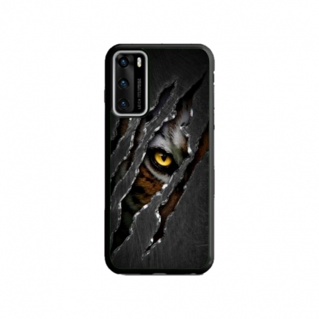 Husa personalizata tip carcasa HQPrint pentru Huawei P40, model Hidden Tiger, multicolor, S1D1M0332