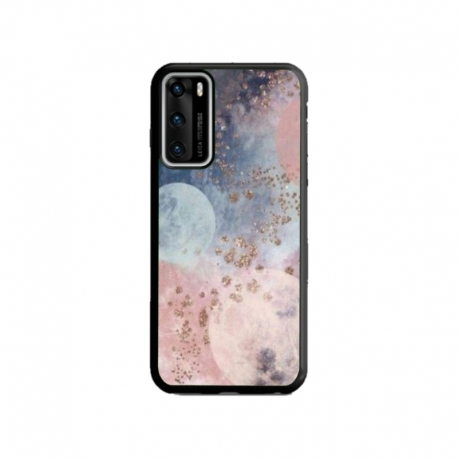 Husa personalizata tip carcasa HQPrint pentru Huawei P40, model Abstract 2, multicolor, S1D1M0335