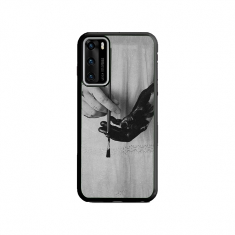 Husa personalizata tip carcasa HQPrint pentru Huawei P40, model Black Paint, multicolor, S1D1M0336