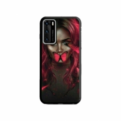 Husa personalizata tip carcasa HQPrint pentru Huawei P40, model Butterfly Mouth 2, multicolor, S1D1M0352