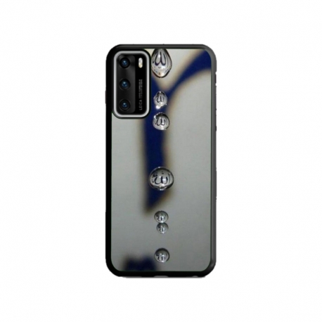 Husa personalizata tip carcasa HQPrint pentru Huawei P40, model Droplets, multicolor, S1D1M0353