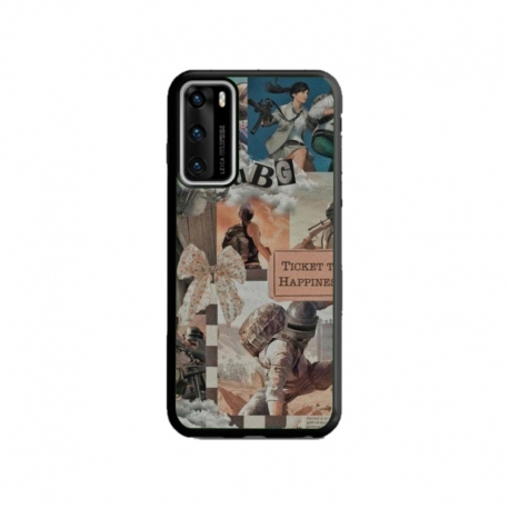 Husa personalizata tip carcasa HQPrint pentru Huawei P40, model PUBG 2, multicolor, S1D1M0363