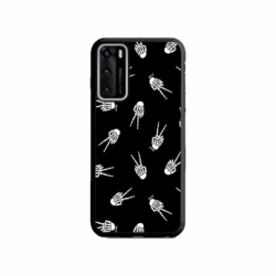 Husa personalizata tip carcasa HQPrint pentru Huawei P40, model OK Skelly, multicolor, S1D1M0388