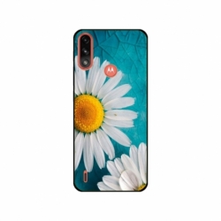 Husa personalizata tip carcasa HQPrint pentru Motorola Moto E7 Power, model Petunia 1, multicolor, S1D1M0235