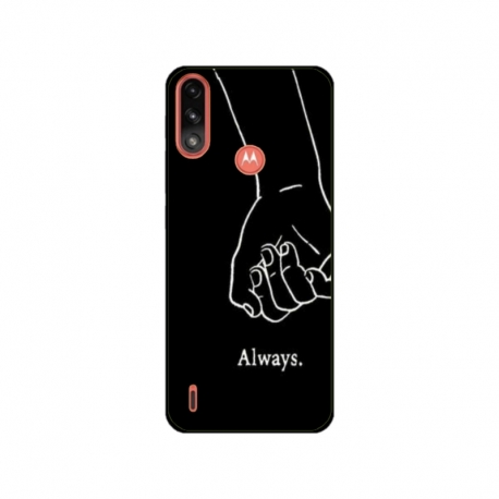 Husa personalizata tip carcasa HQPrint pentru Motorola Moto E7 Power, model Always and Forever 1, multicolor, S1D1M0279