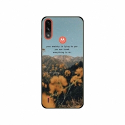 Husa personalizata tip carcasa HQPrint pentru Motorola Moto E7 Power, model Quote 1, multicolor, S1D1M0306