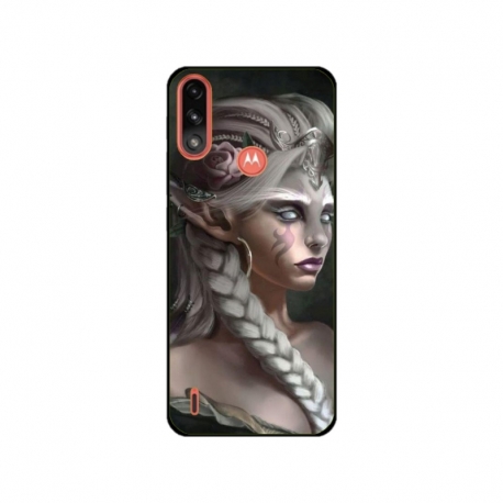 Husa personalizata tip carcasa HQPrint pentru Motorola Moto E7 Power, model Alien Queen, multicolor, S1D1M0308