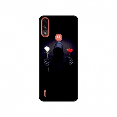 Husa personalizata tip carcasa HQPrint pentru Motorola Moto E7 Power, model Choose Rose, multicolor, S1D1M0343