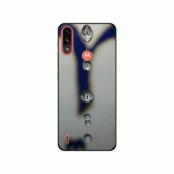 Husa personalizata tip carcasa HQPrint pentru Motorola Moto E7 Power, model Droplets, multicolor, S1D1M0353