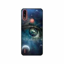 Husa personalizata tip carcasa HQPrint pentru Motorola Moto E7 Power, model Abstract 3, multicolor, S1D1M0362
