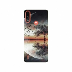 Husa personalizata tip carcasa HQPrint pentru Motorola Moto E7 Power, model Time Flies 3, multicolor, S1D1M0366
