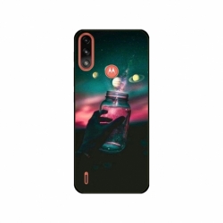 Husa personalizata tip carcasa HQPrint pentru Motorola Moto E7 Power, model Colorful 10, multicolor, S1D1M0369
