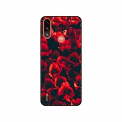 Husa personalizata tip carcasa HQPrint pentru Motorola Moto E7 Power, model Flowers 24, multicolor, S1D1M0386