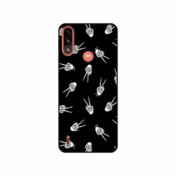 Husa personalizata tip carcasa HQPrint pentru Motorola Moto E7 Power, model OK Skelly, multicolor, S1D1M0388