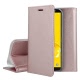 Husa SAMSUNG Galaxy J6 2018 - Magnet Piele (Roz-Auriu)