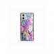 Husa personalizata tip carcasa HQPrint pentru Motorola Moto E13, model Flowers 1, multicolor, S1D1M0026