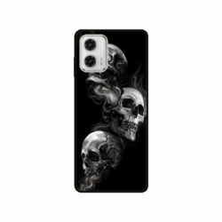 Husa personalizata tip carcasa HQPrint pentru Motorola Moto E13, model Skulls, multicolor, S1D1M0032