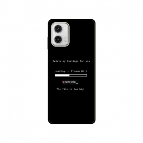 Husa personalizata tip carcasa HQPrint pentru Motorola Moto E13, model Delete Feelings, multicolor, S1D1M0069