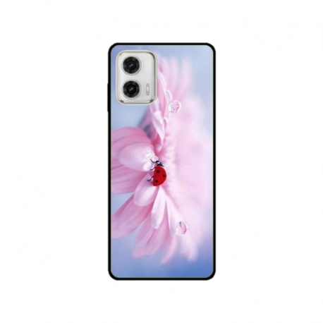 Husa personalizata tip carcasa HQPrint pentru Motorola Moto E13, model Flowers 5, multicolor, S1D1M0114