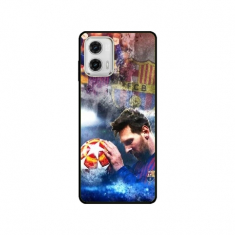 Husa personalizata tip carcasa HQPrint pentru Motorola Moto E13, model Messi 1, multicolor, S1D1M0122
