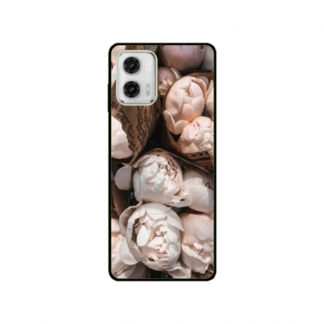 Husa personalizata tip carcasa HQPrint pentru Motorola Moto E13, model Flowers 6, multicolor, S1D1M0139