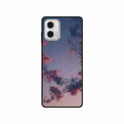 Husa personalizata tip carcasa HQPrint pentru Motorola Moto E13, model Moody Sky, multicolor, S1D1M0146