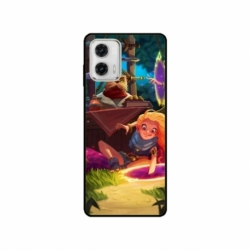 Husa personalizata tip carcasa HQPrint pentru Motorola Moto E13, model Tangled, multicolor, S1D1M0150