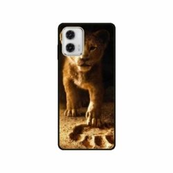 Husa personalizata tip carcasa HQPrint pentru Motorola Moto E13, model Lion King 2, multicolor, S1D1M0198