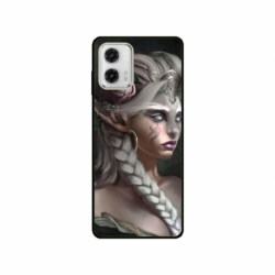 Husa personalizata tip carcasa HQPrint pentru Motorola Moto E13, model Alien Queen, multicolor, S1D1M0308