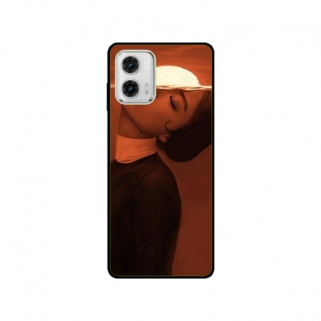 Husa personalizata tip carcasa HQPrint pentru Motorola Moto E13, model Sun Girl, multicolor, S1D1M0359