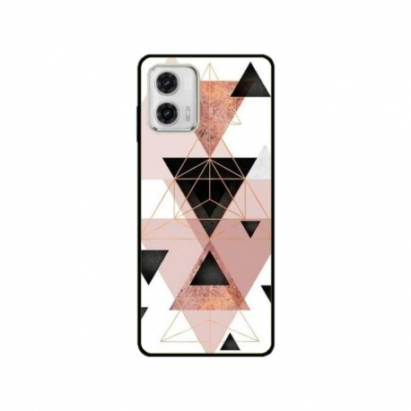 Husa personalizata tip carcasa HQPrint pentru Motorola Moto E13, model Abstract 5, multicolor, S1D1M0368