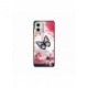 Husa personalizata tip carcasa HQPrint pentru Motorola Moto E13, model Butterfly 8, multicolor, S1D1M0380