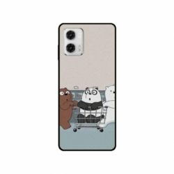 Husa personalizata tip carcasa HQPrint pentru Motorola Moto E22, model Bears 1, multicolor, S1D1M0003