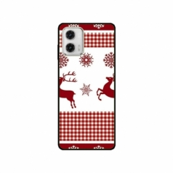Husa personalizata tip carcasa HQPrint pentru Motorola Moto E22, model Reindeer 1, multicolor, S1D1M0051