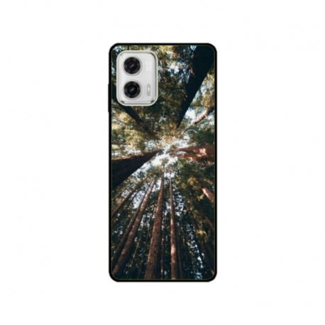 Husa personalizata tip carcasa HQPrint pentru Motorola Moto E22, model Tree perspective, multicolor, S1D1M0079