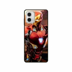 Husa personalizata tip carcasa HQPrint pentru Motorola Moto E22, model Iron Man 1, multicolor, S1D1M0102