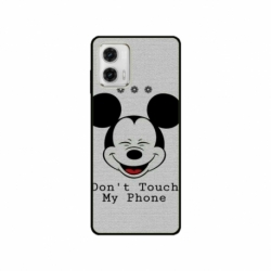 Husa personalizata tip carcasa HQPrint pentru Motorola Moto E22, model Dont Touch my Phone 3, multicolor, S1D1M0123