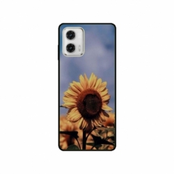 Husa personalizata tip carcasa HQPrint pentru Motorola Moto E22, model Sunflower 1, multicolor, S1D1M0193
