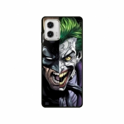 Husa personalizata tip carcasa HQPrint pentru Motorola Moto E22i, model Batman VS Joker, multicolor, S1D1M0012