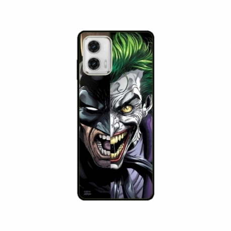 Husa personalizata tip carcasa HQPrint pentru Motorola Moto E22i, model Batman VS Joker, multicolor, S1D1M0012