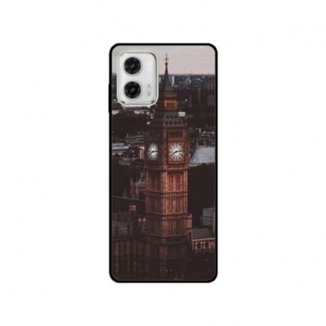 Husa personalizata tip carcasa HQPrint pentru Motorola Moto E22i, model Big Ben 2, multicolor, S1D1M0014