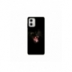Husa personalizata tip carcasa HQPrint pentru Motorola Moto E22i, model Black Cat 2, multicolor, S1D1M0016