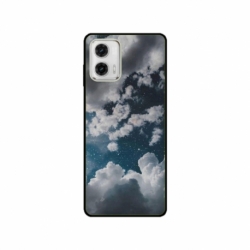 Husa personalizata tip carcasa HQPrint pentru Motorola Moto E22i, model Blue Sky, multicolor, S1D1M0023